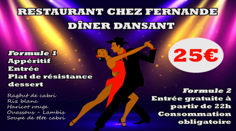 Restaurant chez FERNAND - DINER DANSANT